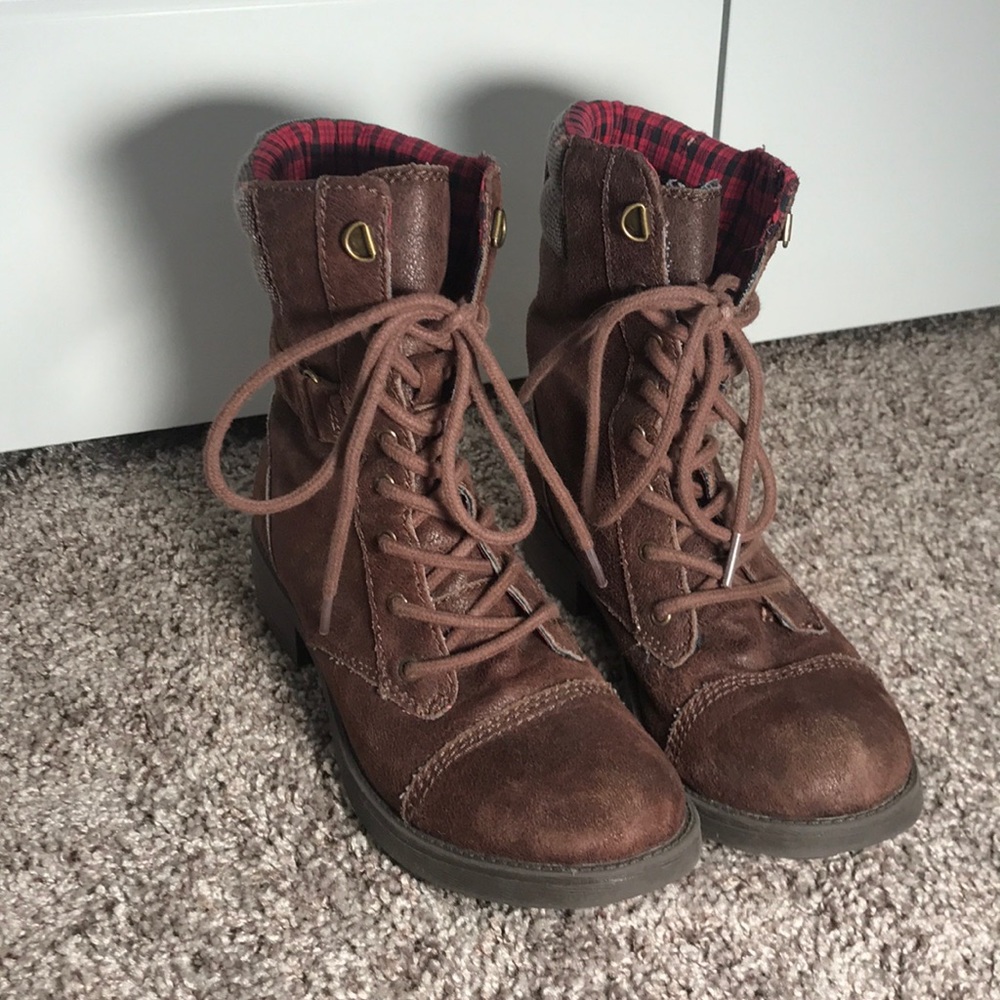 Rocket Dog Lace-Up Combat Boot